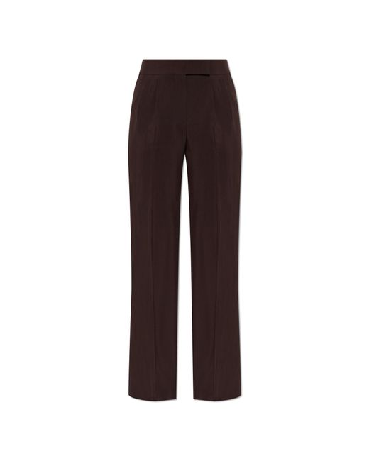 Tom Ford Brown Wide-Leg Trousers