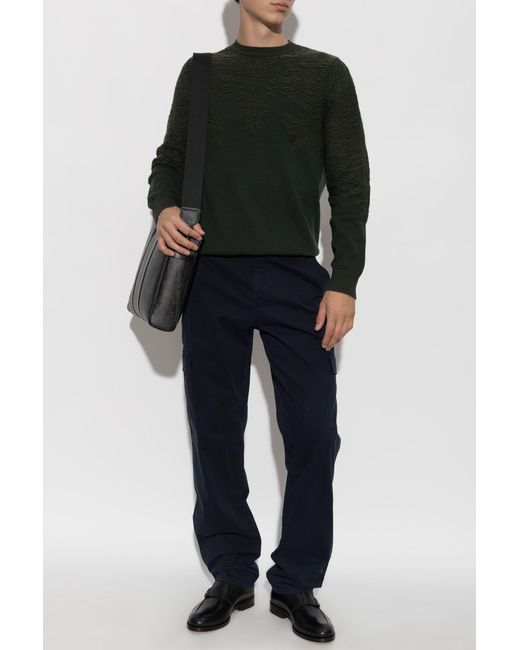 Etro Blue 'Cargo' Trousers for men