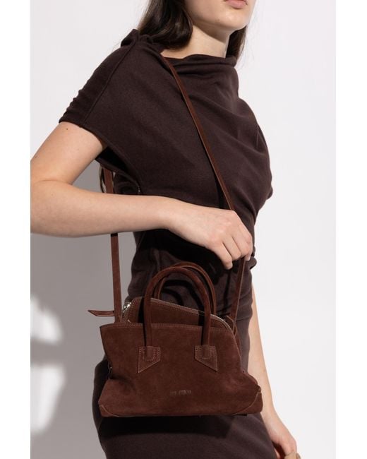 The Attico Brown Handbag 'La Passeggiata Mini'