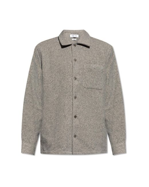 Samsøe & Samsøe Gray Shirt 'Sadamon' for men