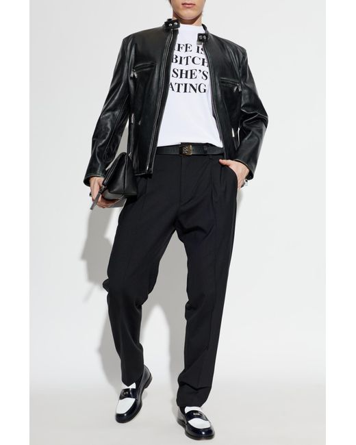 DSquared² White T-Shirt With Print for men