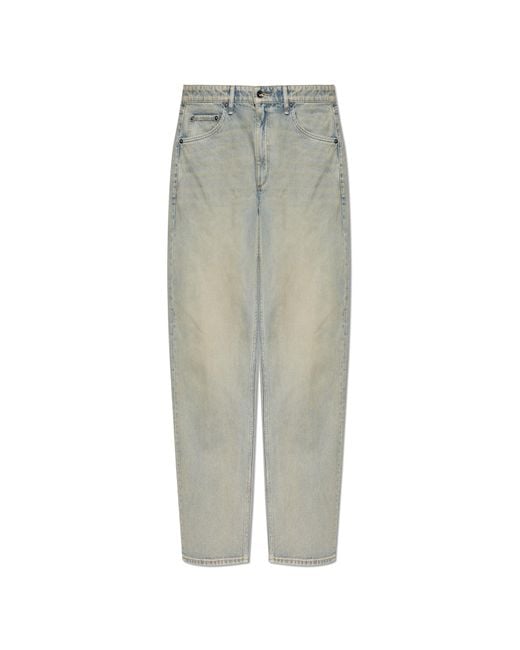 Rag & Bone Blue Straight Jeans for men