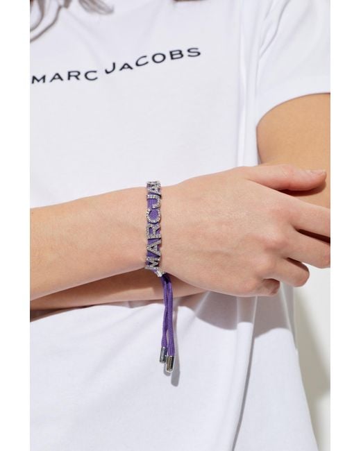 Marc Jacobs Purple Bracelet With Logo