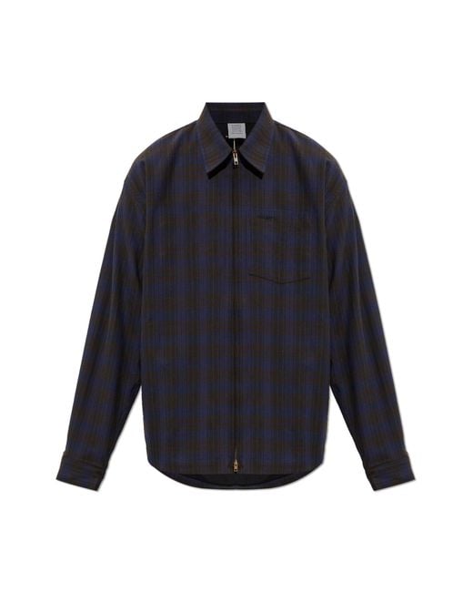 Vetements Blue Shirt With Pocket for men