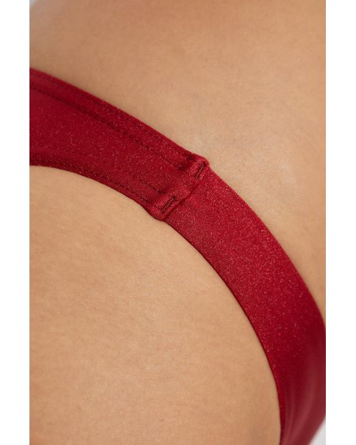 Zimmermann Red Bikini Top