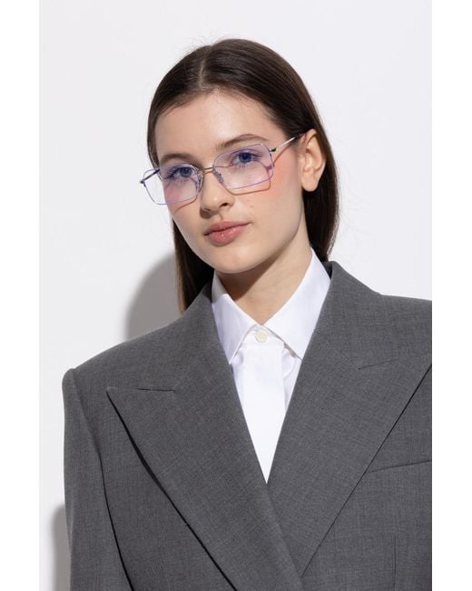 Balenciaga Metallic Prescription Glasses