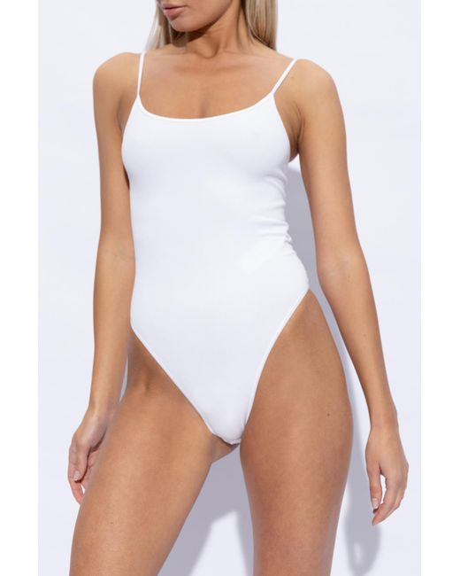 Alexander Wang White Bodysuit From The 'Underwear' Collection