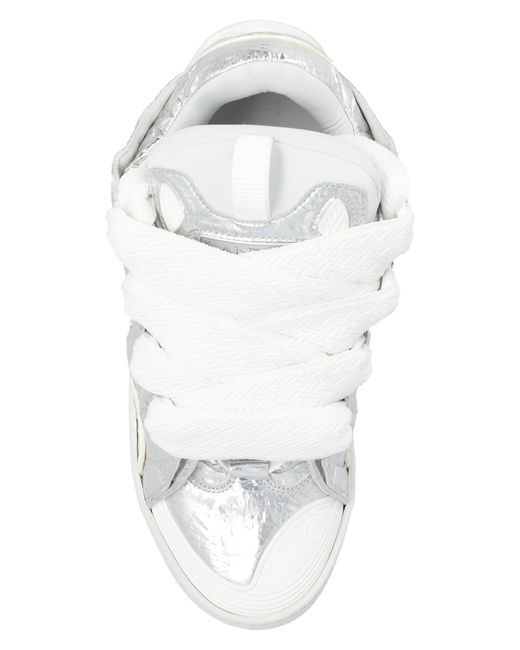 Lanvin White 'curb' Sneakers,