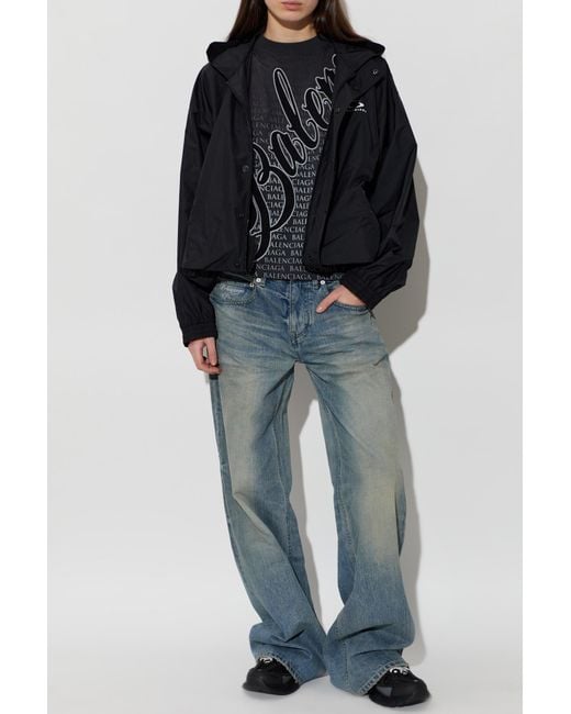 Balenciaga Blue Monogram T-Shirt