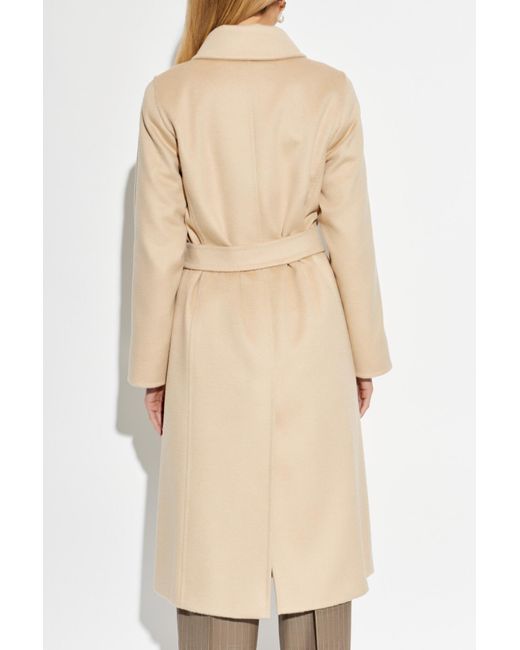 Max Mara Natural "Riccio" Coat