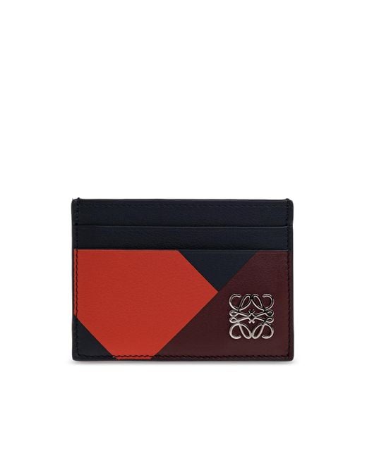 Loewe Red Leather Card Holder