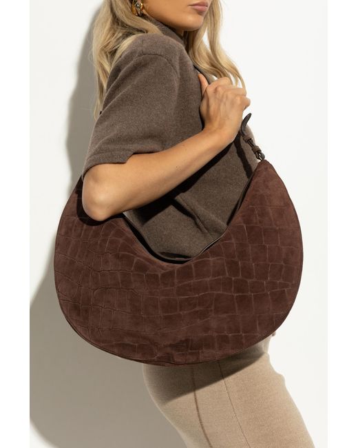 Ovalo Leather Shoulder Bag