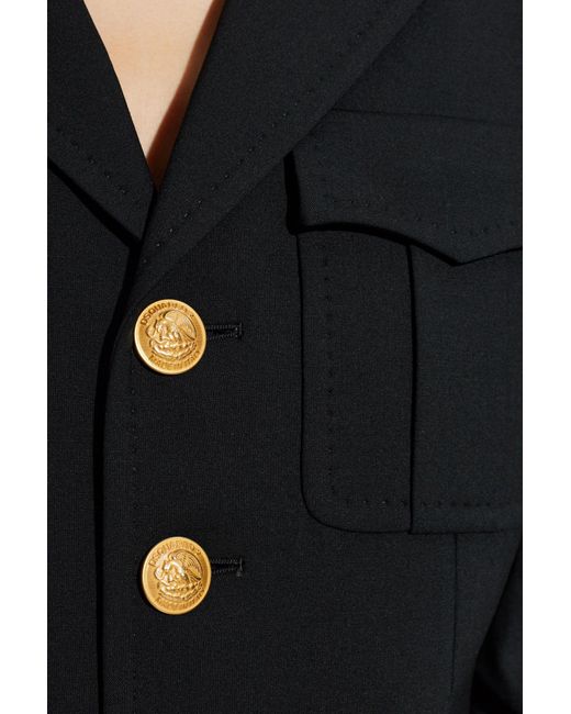 DSquared² Black Wool Blazer