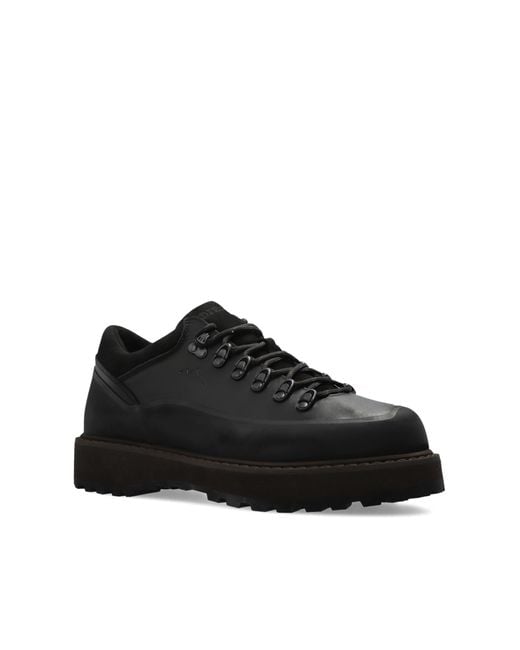 Diemme Black 'Cornaro Due Gomma' Shoes for men