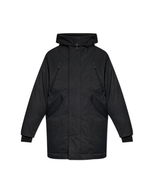 DSquared² Blue Insulated Parka With Hood for men