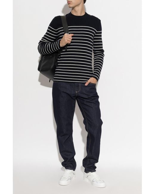 Dolce & Gabbana Blue "Regular" Fit Jeans for men