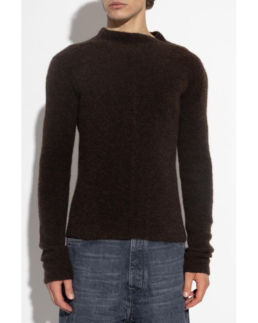 Rick Owens Black Wool Bomber Jacket for men