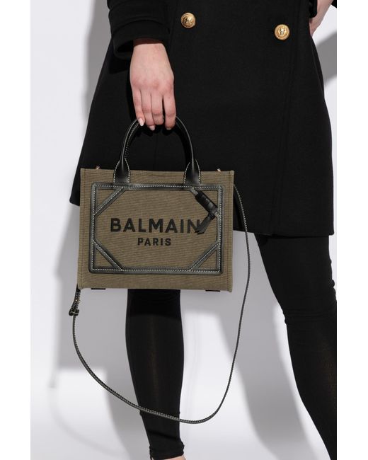 Balmain Green Shopper Bag