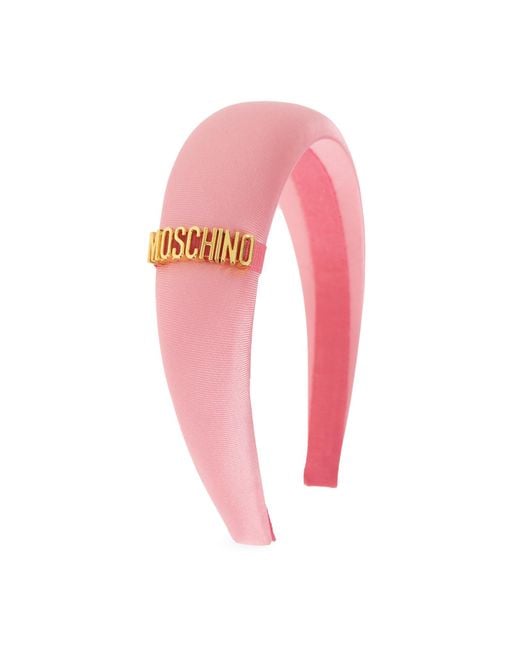 Moschino Pink Headband