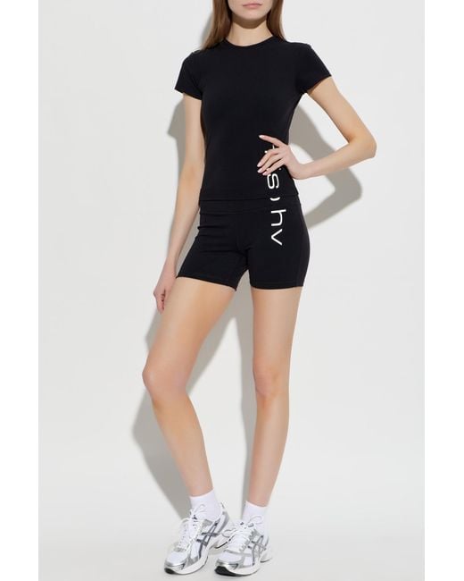 M I S B H V Black Top With A Back Cut-Out
