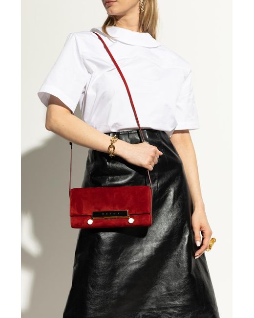 Marni Red Shoulder Bag