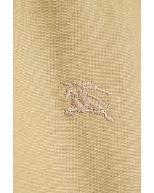 Burberry Green Embroidered Shirt, for men