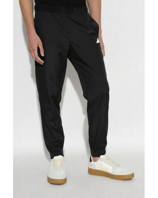 Adidas Originals Black Trousers With Logo for men