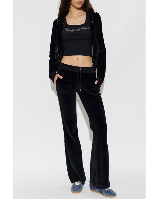 Sporty & Rich Black Top From The "Rich Girl Drop" Collection