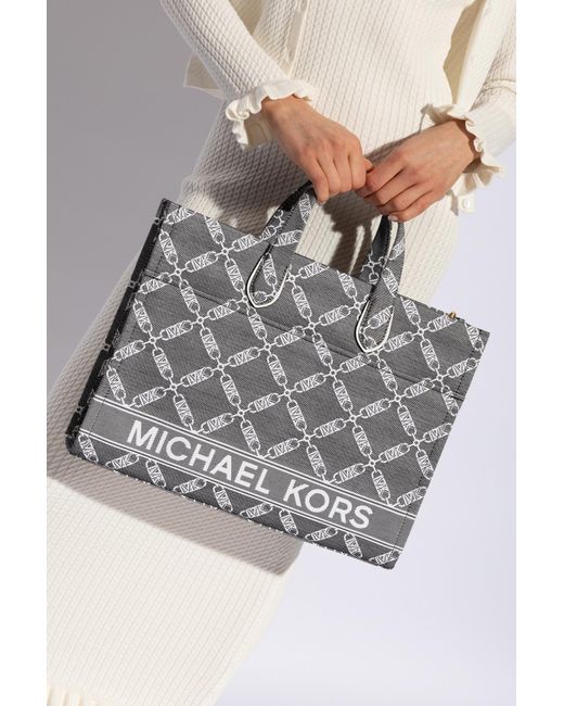 MICHAEL Michael Kors Gray ‘Gigi’ Shopper Bag