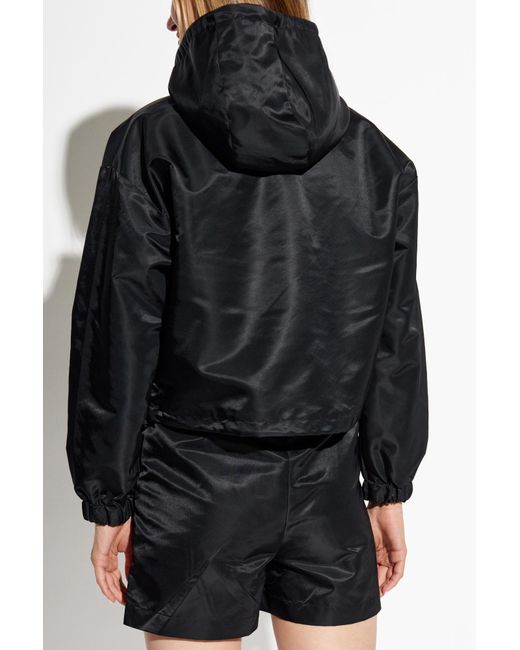 Sporty & Rich Black Jacket With Logo