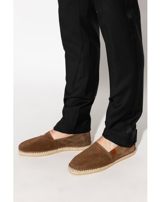 Etro Brown Suede Espadrilles for men