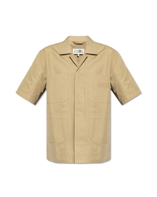 MM6 by Maison Martin Margiela Natural Shirt With Pockets, for men