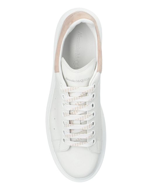 Alexander McQueen White Leather Sports Shoes