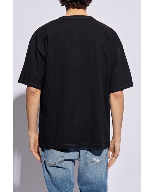 DIESEL Black T-Boxt-N6 T-Shirt for men
