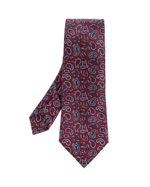 Etro Purple Silk Tie for men