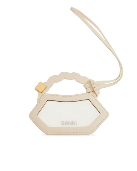 Ganni Metallic Pendant With Mirror