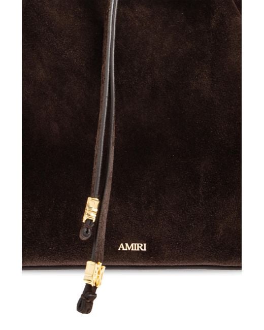 Amiri Black Suede Handbag