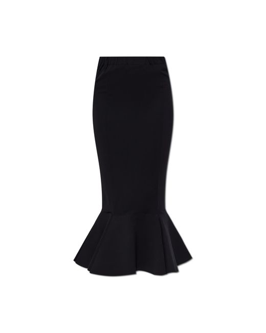 Marni Black Skirt With Decorative Hem