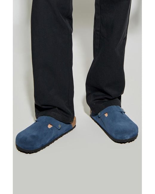 Birkenstock Blue Clogs "Boston Bs" for men
