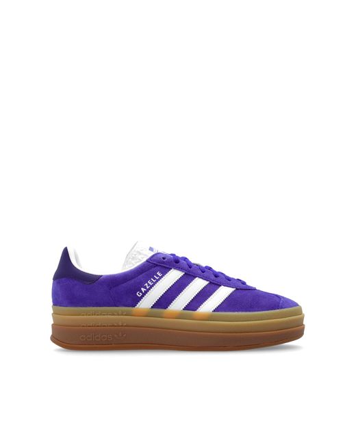 Adidas Originals Purple Platform Sport Shoes 'Gazelle Bold'