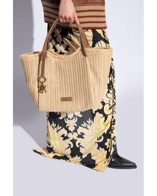 Emporio Armani Natural ‘Shopper’ Type Bag