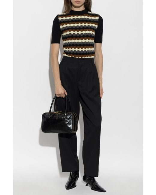 Marni Black Wool Sleeveless Sweater