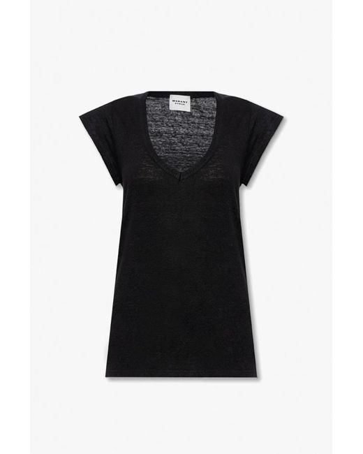Isabel Marant Black 'Zankou' T-Shirt