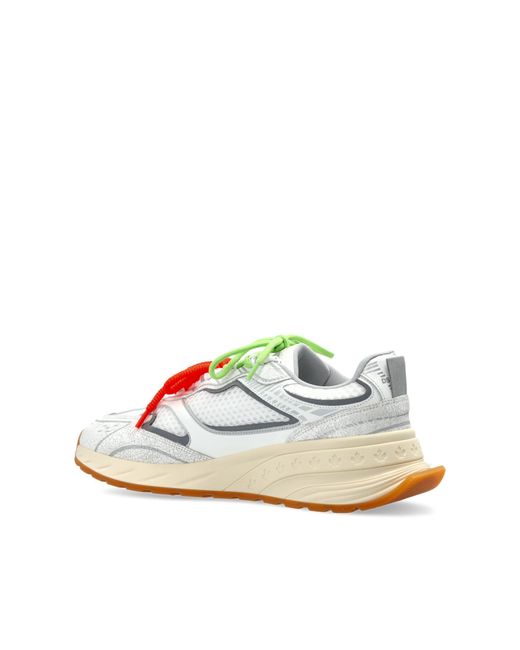 DSquared² White "Sprinter" Sports Shoes for men