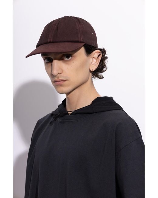 Maison Margiela Red Baseball Cap
