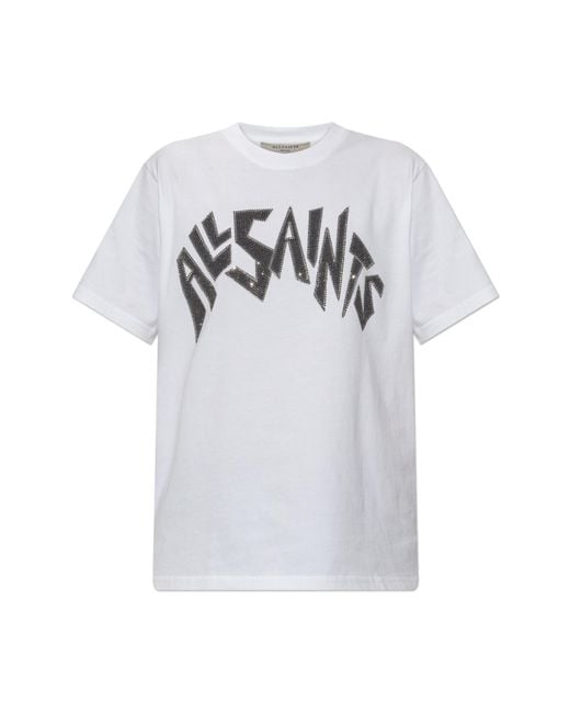AllSaints Gray Zinc T-Shirt