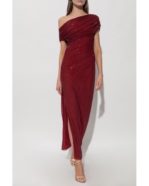Self-Portrait Red Sequin Dress