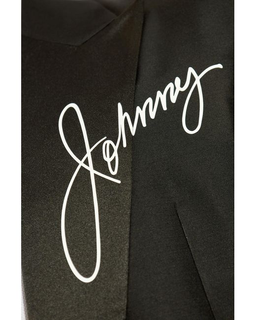 DSquared² Black Blazer With Print for men
