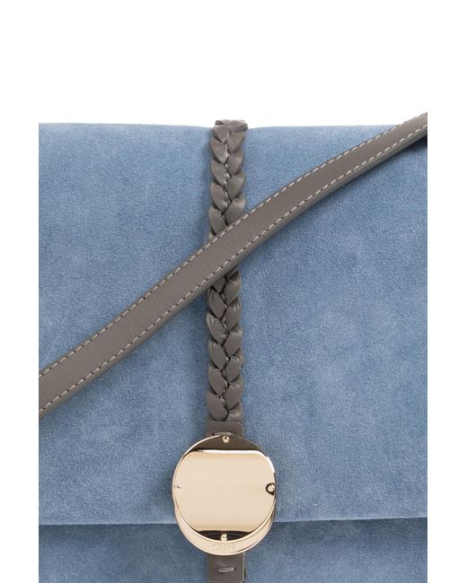 Chloé Blue 'penelope Medium' Shoulder Bag,