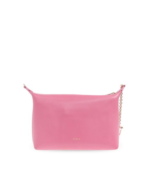 Furla Pink Shoulder Bag "Nuvola Small"